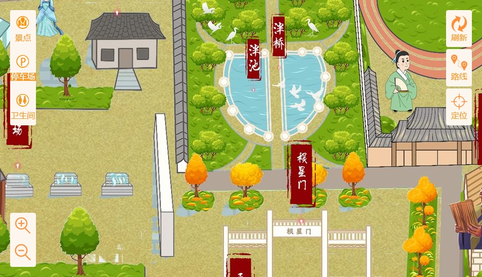 山亭手绘地图景区语音讲解导览系统：智慧景区建设的基石